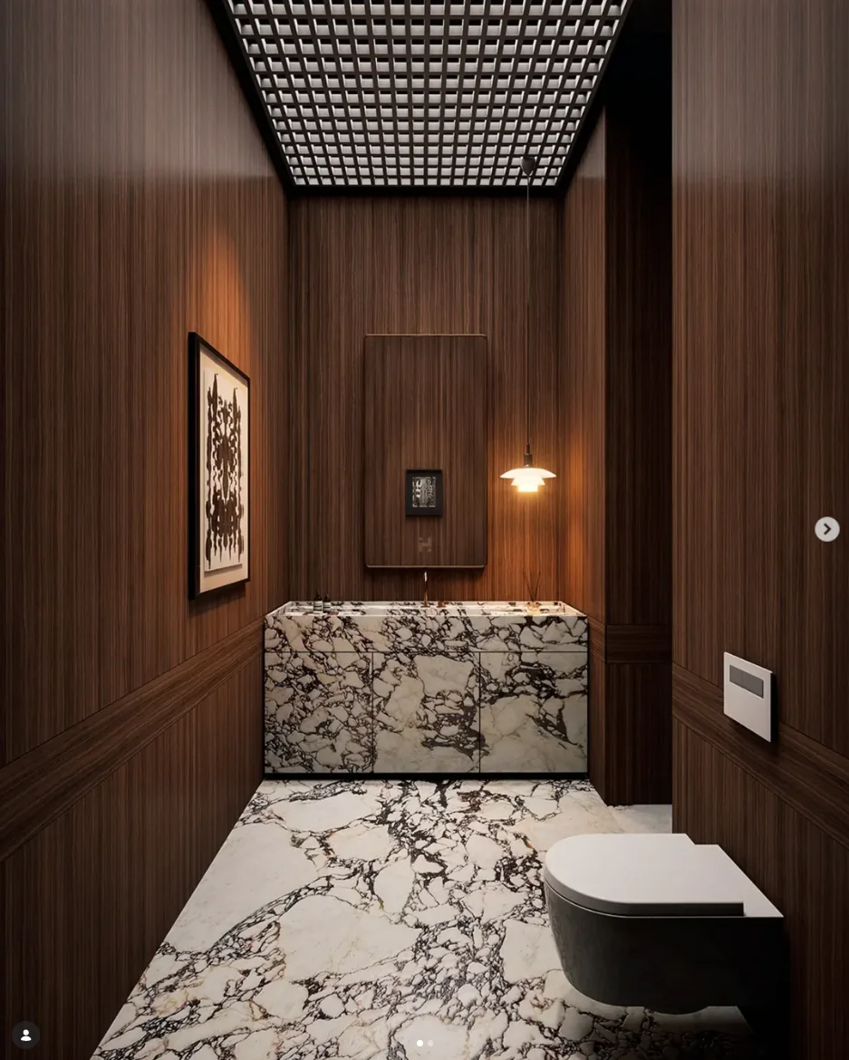 Baño de visitas render